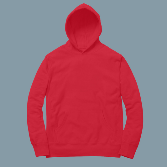 Red Solid Hoodie